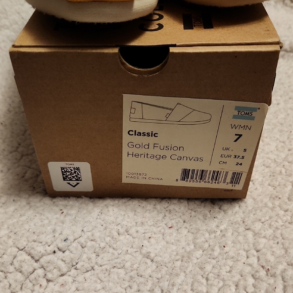 TOMS Vibrant Yellow Canvas Slip-Ons - Picture 2 of 5